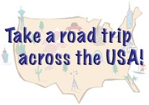 TAKE A ROAD TRIP ACROSS THE USA!