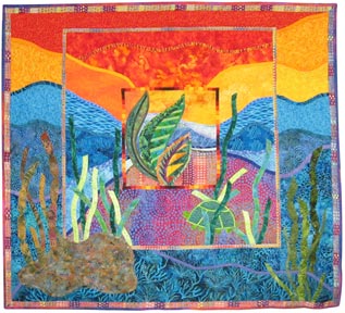 3rd place art quilt